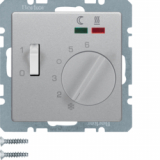 HAGER - REGULATOR TEMPERATURY PODŁOGOWEJ Z ZESTYKIEM ZWIERNYM, ELEMENTEM CENTRALNYM, ŁĄCZNIKIEM I 2 DIODY Q.X  - 20346084
