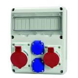 SCAME - ROZDZIELNIA 32A,16A,2x230V ENERBOX. - 633.3122