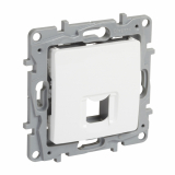 LEGRAND - GNIAZDO POJEDYNCZE RJ45 KEYSTONE BEZ MODUŁU BIAŁY NILO2 - 664764
