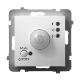 OSPEL - ELEKTRONICZNY CZUJNIK RUCHU BIAŁY ARIA. - ŁP-16U/m/00