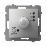 OSPEL - ELEKTRONICZNY CZUJNIK RUCHU SREBRO ARIA. - ŁP-16U/m/18