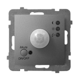 OSPEL - ELEKTRONICZNY CZUJNIK RUCHU SZARY MAT ARIA. - ŁP-16U/m/70