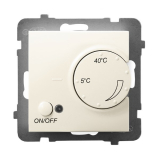 OSPEL - REGULATOR TEMPERATURY Z CZUJNIKIEM PODPODŁOGOWYM ECRU ARIA. - RTP-1U/m/27