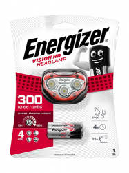 ENERGIZER - LATARKA CZOŁOWA LED 200LM Z BATERIAMI HDLT VISION HD 3AAA - 7638900316377
