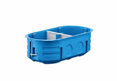SIMET - PUSZKA PODTYNK FI 2X60X45 PODWÓJNA DO PUSTYCH ŚCIAN PŁYTKA NIEBIESKI MULTIBOX P2X60K - 32322203