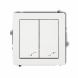 KARLIK - DECO; Mechanizm łącznika podwójnego schodowego - DWP-33