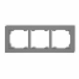 KARLIK - DECO Ramka uniwersalna potrójna z tworzywa 27DR-3 szary mat. - 27DR-3