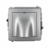 KARLIK - DECO Mechanizm wypustu kablowego 7DWPK srebrny metalik - 7DWPK