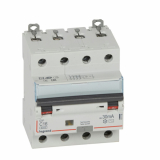 LEGRAND - WYŁĄCZNIK RÓŻNICOWY Z CZŁONEM NADPRĄDOWYM C 16A/30MA 4 BIEGUNY TYP AC P314 - 411186