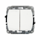 KARLIK - Mechanizm łącznika świecznikowego WP-2 Trend biały - WP-2
