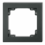 KARLIK - DECO Ramka pojedyńcza grafit mat  Deco SOFT - 28DR-1