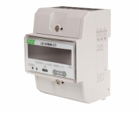F&F - Dwutaryfowy licznik energii elektrycznej, 3-fazowy, 2-kierunkowy z Modbus RTU, do pomairu półpośredniego - LE-03MW-CT