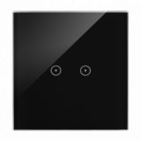KONTAKT SIMON - Panel dotykowy S54 Touch, 1 moduł, 2 pola dotykowe poziome zastygła lawa - DSTR12/73