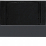 HAGER - Element centralny do regulatora temperatury i pokojowego, antracyt, mat, KNX e/s K.x . - 80960175