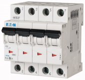 EATON - Wyłącznik nadprądowy 6kA PL6-B6/4. - 166505