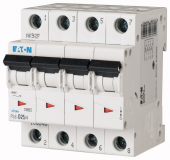 EATON - Wyłącznik nadprądowy 6kA PL6-C25/4. - 166523