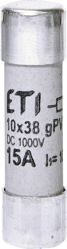 ETI - WKŁADKA TOPIKOWA CYLINDRYCZNA PV CH10X38 GPV 14A/1000V UL - 002625136