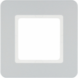 HAGER - RAMKA POJEDYNCZA ALUMINIUM AKSAMIT LAKIEROWANY Q.7 - 10116184
