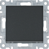 HAGER - ŁĄCZNIK KRZYŻOWY 10AX 250V CZARNY LUMINA INTENSE - WL0033