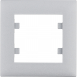 HAGER - RAMKA POJEDYNCZA SREBRNY LUMINA INTENSE - WL5512