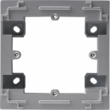 HAGER - lumina intense Adapter natynkowy 1-krotny, srebrny - WL5812