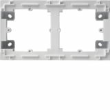 HAGER - lumina intense Adapter natynkowy 2-krotny, biały - WL5820