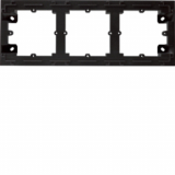 HAGER - LUMINA INTENSE ADAPTER NATYNKOWY 3-KROTNY, CZARNY - WL5833