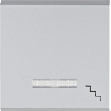 HAGER - lumina Klawisz kontrolny z symbolem „Schody', srebrny - WL6132