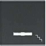 HAGER - lumina Klawisz kontrolny z symbolem „Schody', czarny - WL6133