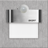 SKOFF - OPRAWKA ŚCIENNA SCHODOWA LED IP20 1.0W 10V DC 6500K TANGO LED PIR 120 - MJ-TAN-K-W-1-ML-ML-01