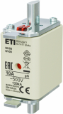 ETI - WKŁADKA TOPIKOWA NH - ZWŁOCZNA / KOMBI NH00 GG 10A/500V - 004182204