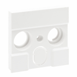 LEGRAND - PLAKIETKA GNIAZDA TV ZEWNĘTRZNYCH PRODUCENTÓW 3 OTWORY BIAŁY NILOE STEP - 863184