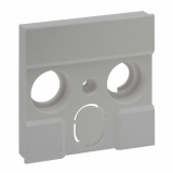 LEGRAND - PLAKIETKA GNIAZDA TV ZEWNĘTRZNYCH PRODUCENTÓW - 3 OTWORY- KOLOR ALUMINIUM NILOE STEP - 863384