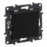 LEGRAND - ŁĄCZNIK KRZYŻOWY ZACISKI ŚRUBOWE 10AX 250V IP20 CZARNY NILOE STEP - 863507