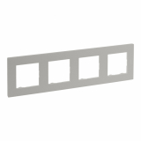 LEGRAND - RAMKA POCZWÓRNA 4X - KOLOR PERŁA NILOE STEP - 863694