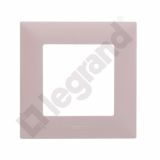 LEGRAND - RAMKA POJEDYNCZA 1X - KOLOR PUDROWY RÓŻ NILOE STEP - 863291
