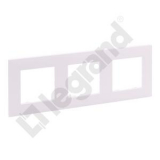 LEGRAND - RAMKA POTRÓJNA 3X - KOLOR PUDROWY RÓŻ NILOE STEP - 863293