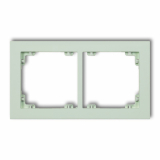 KARLIK - DECO Ramka uniwersalna podwójna z tworzywa Pastel Matt - 46DR-2