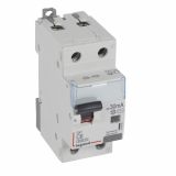 LEGRAND - WYŁĄCZNIK RÓŻNICOWY Z CZŁONEM NADPRĄDOWYM C 6A/30MA 2 BIEGUNY TYP AC P312 - 411010