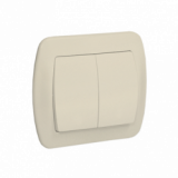 KONTAKT SIMON - Łącznik świecznikowy 10AX, 250V~, zaciski śrubowe; beż - AW5/12