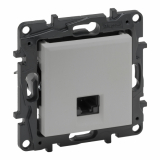 LEGRAND - GNIAZDO KOMPUTEROWE POJEDYNCZE RJ45 KAT. 5E UTP ALUMINIUM NILOE STEP - 863359