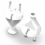 PLASTROL - WTYCZKA PROSTA ROZBIERALNA 2p; 10A;230V; WT-2 BIAŁA - WT-2 BIAŁA