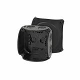 HENSEL - PUSZKA NATYNK 104X104X70MM BEZ ZACISKÓW IP66/67 CZARNY KF 0400 B - 62000046