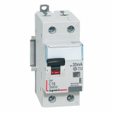 LEGRAND - WYŁĄCZNIK RÓŻNICOWY Z CZŁONEM NADPRĄDOWYM C 16A/30MA 2 BIEGUNY TYP AC P312 - 411013