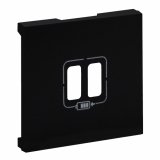 LEGRAND - NS:CZ PLAK USB A+A 2.4 A CZARN - 864524