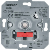 HAGER - ŚCIEMNIACZ OBROTOWY OBCIĄŻENIE R 20-200W LED 3-40W ONE.PLATFORM - 2909