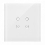 KONTAKT SIMON - Panel dotykowy S54 Touch, 1 moduł, 4 pola dotykowe, biała perła - DSTR14/70