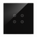 KONTAKT SIMON - Panel dotykowy S54 Touch, 1 moduł, 4 pola dotykowe, zastygła lawa - DSTR14/73