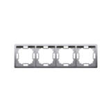 KONTAKT SIMON - RAMKA POCZWÓRNA INOX BASIC - BMR4/21