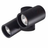 KANLUX - Oprawa sufitowa punktowa BLURO CZRNA 2XGU10 - 32952